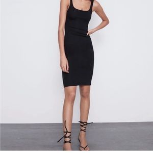 Zara knee length bodycon dress